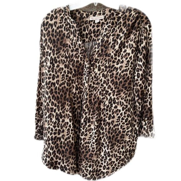 CB established in 1962 size Large cheetah print tunic - Picture 1 of 7
